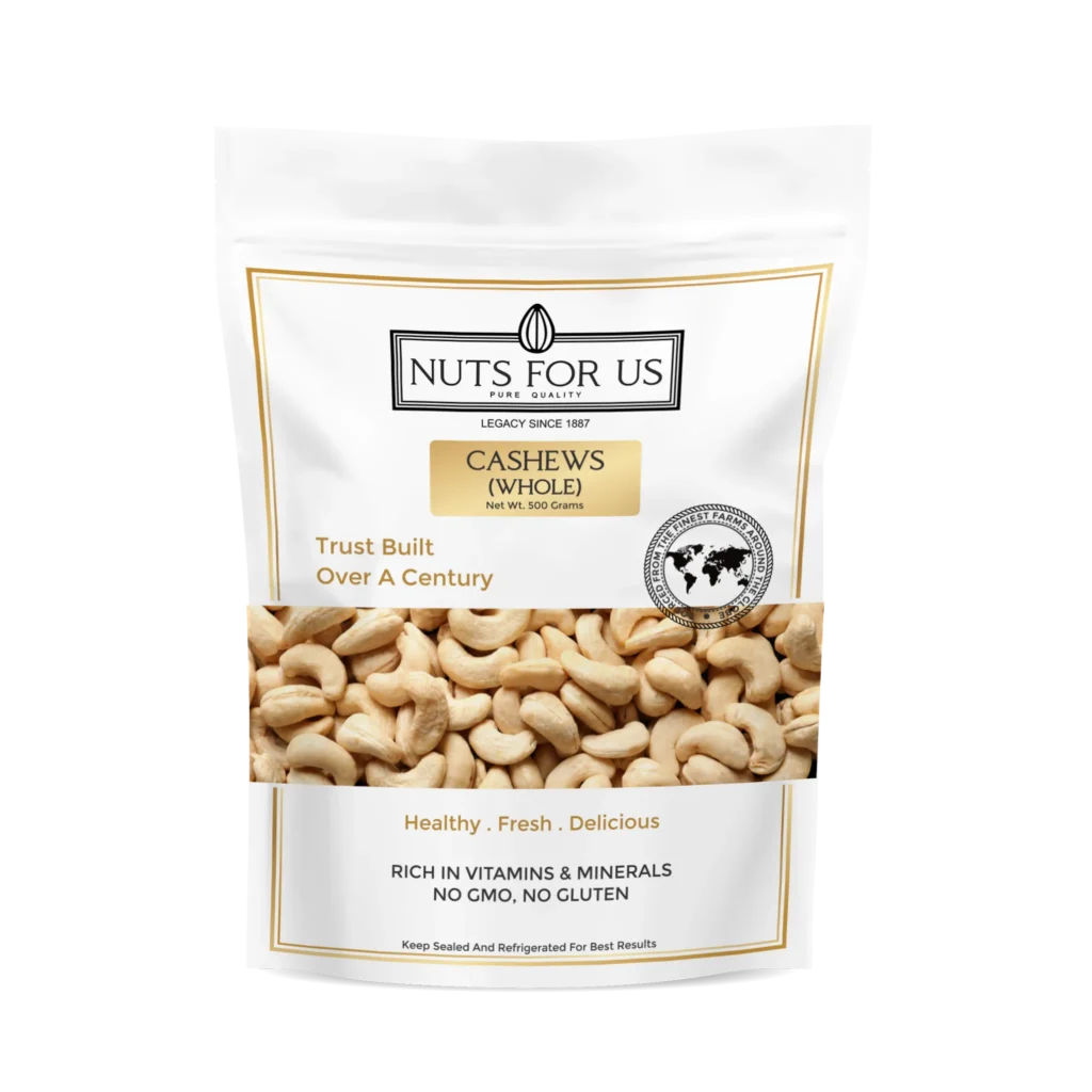 premium w320 whole cashews (kaju) buy online india | nutsforus